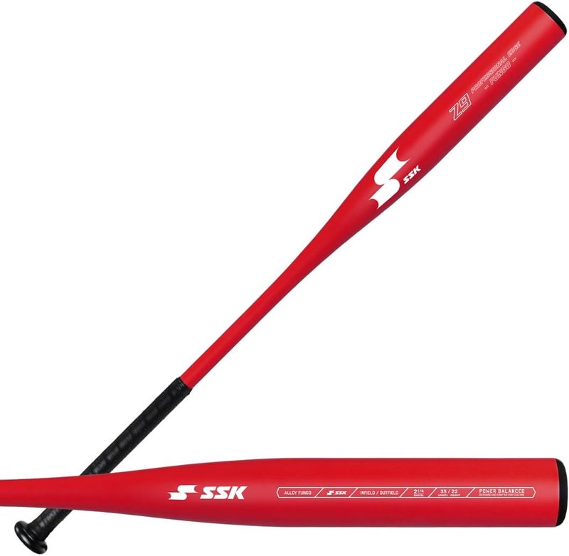 SSK Z9 Professional Edge Coaches Metal Fungo Bat - 35" 22oz Ultra-Lightweight Aluminum Fungo Bat MF150 - Image 1